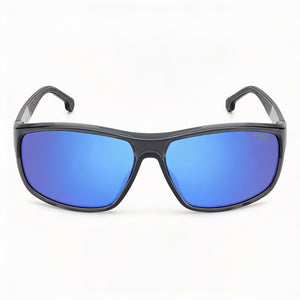 Carrera 8038/S Rectangle Sunglasses for Men — front view, Plastic frame