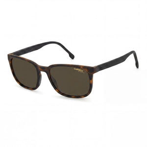 Carrera 8046/S Havana Rectangle Sunglasses Unisex, Matte Havana lens