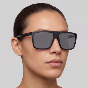 Carrera 8055/S Rectangle Sunglasses Unisex — interior view, Polarized lens detail