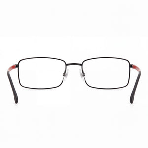 Carrera 8867 003 Rectangle Eyeglasses Unisex — side view, Matt Black Beta-Titanium temples
