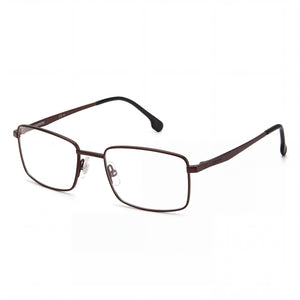 Carrera 8867 Brown Rectangle Sunglasses Unisex, Clear lens