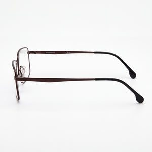 Carrera 8867 Rectangle Sunglasses Unisex — side view, Polycarbonate Clear lens