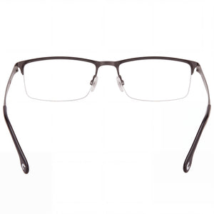 Carrera 8875 Rectangle Eyeglasses Unisex — side view, Matt Black Titanium temples