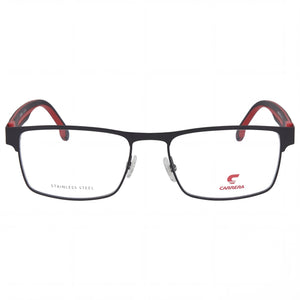 Carrera 8884 Square Eyeglasses Unisex — front view, Alloy Steel