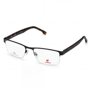 Carrera 8888 Black Rectangle Eyeglasses for Men, Alloy Steel frame