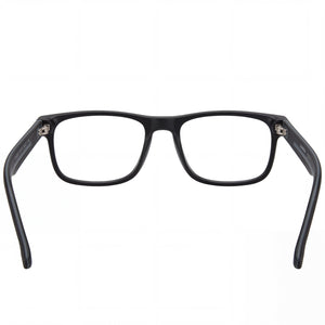 Carrera 8892 Rectangle Eyeglasses Unisex — side view, Black Polyamide temples