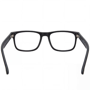 Carrera 8892 Rectangle Eyeglasses Unisex — side view, Black Polyamide temples