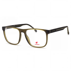 Carrera 8892 Olive Black Rectangle Eyeglasses Unisex, Propionate frame