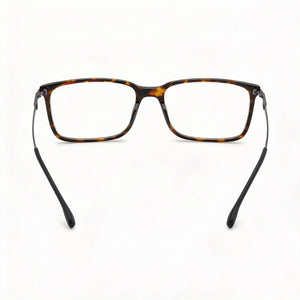 Carrera 8897 Square Eyeglasses for Men — interior view, Plastic demo lenses