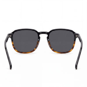 Carrera Rectangle Sunglasses Men — side view, Non-Polarized Black Havana lens