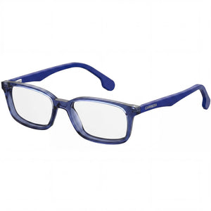 Carrera Blue Rectangle Eyeglasses Unisex, Plastic frame