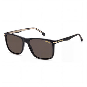 Carrera Ca 298/S/Us Black Rectangle Sunglasses for Men, Grey lens