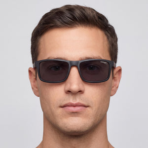 Carrera Ca 8057/Cs Rectangle Sunglasses Men — side view, Clear lens