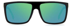 Carrera CA8055/S Rectangle Sunglasses Men — side view, Green Mirror lens