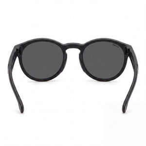 Carrera Carduc 012/s Round Sunglasses Men — side view, Non-Polarized Black Grey lens