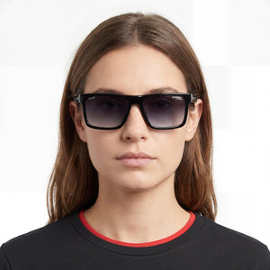 Carrera CARDUC 021/S Black Sunglasses Women — lifestyle wear, city streets and cafes