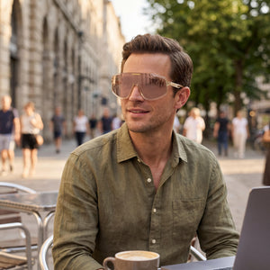 Carrera Casual Gold Sunglasses Men — lifestyle wear, Sport and outdoor activities
