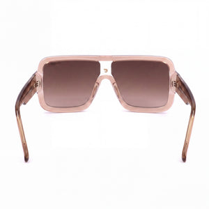 Carrera Classic Rectangle Sunglasses for Women — interior view, Non-Polarized lens detail