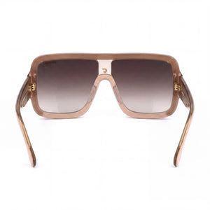 Carrera Classic Aviator Sunglasses Women — side view, Non-Polarized Gradient Brown lens