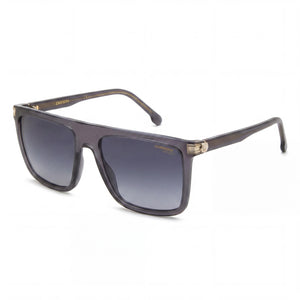 Carrera Contemporary Transparent Grey Square Sunglasses for Unisex, Gradient Grey lens