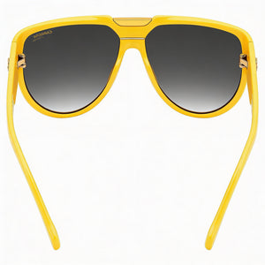 Carrera Contemporary Rectangle Sunglasses Unisex — interior view, Non-Polarized lens detail