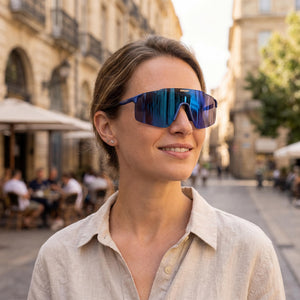 Carrera Ducati Classic Blue Sunglasses Women — outdoor wear, Blue Sky Mirror Non-Polarized lens