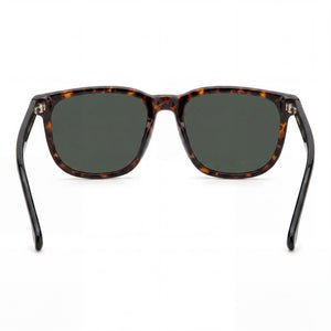 Carrera Shield Sunglasses Women — side view, Non-Polarized Havana lens
