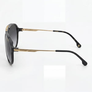 Carrera HOT 65 0086/HA Aviator Sunglasses Unisex — side view, Non-Polarized Brown Gradient lens