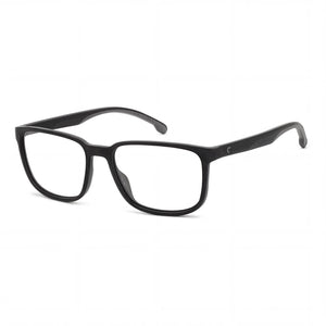 Carrera Modern Matte Black Grey Rectangle Eyeglasses for Unisex, Polyamide frame
