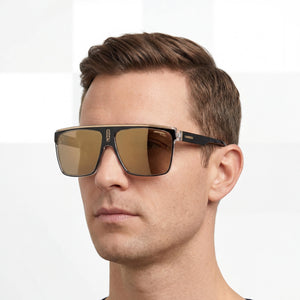 Carrera Modern Black Gold Sunglasses Men — lifestyle wear, poolside lounging and summer resorts