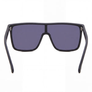 Carrera Modern Rectangle Sunglasses Unisex — side view, Polarized Matt Black lens