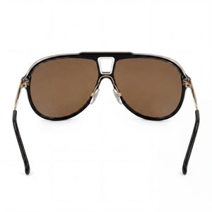 Carrera Modern Shield Sunglasses Unisex — interior view, Non-Polarized lens detail