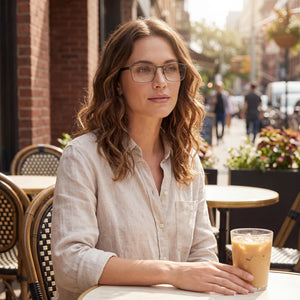 Carrera Modern Rectangle Eyeglasses for Unisex — interior view, Customisable demo lenses