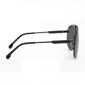 Carrera Superchampion Aviator Sunglasses Unisex — side view, Non-Polarized Grey lens