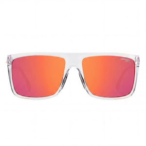 Carrera Transparent Rectangle Sunglasses Unisex — front view, Polyamide frame
