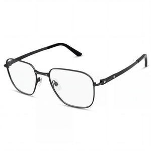 Cartier CT0553O Black Square Eyeglasses for Men, Titanium frame