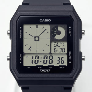 Casio LF-20W-1ACF Unisex Watch — side view, 40mm case