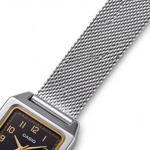 Casio LTP-B150M-1BDF Women's Watch — side view, Steel case 40mm