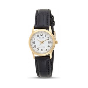Casio LTP-V002D-1A Black Stainless Steel Women's Watch, 31mm