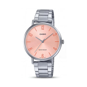 Casio LTP-VT01D-4B2 Silver Stainless Steel Women's Watch, 34mm
