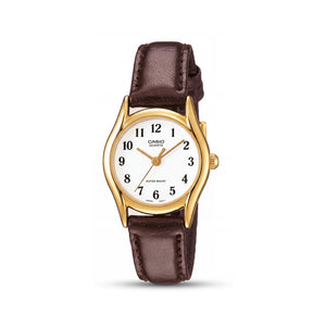 Casio LTP1094Q7B5 Brown Analog Women's Watch, 40mm