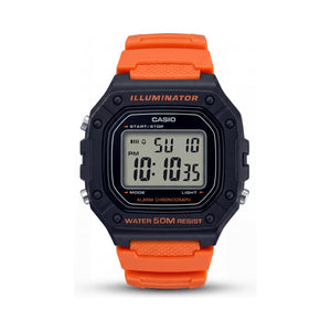 Casio W-218H-4B2VCF Black Men's Watch, 46mm