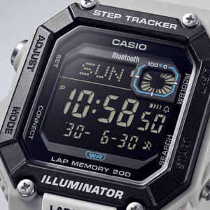 Casio WS-B1000-8BV Men's Watch — front view, Quartz movement 40mm