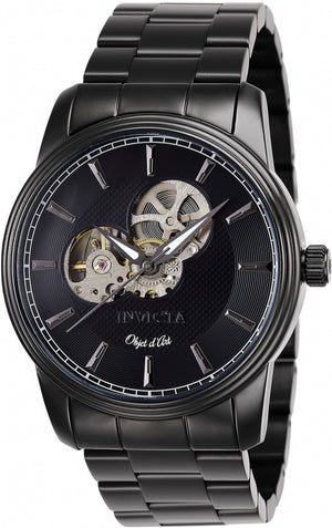Invicta Objet D Art Automatic Black Dial Men's Watch 27564