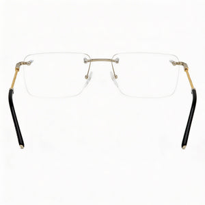 Charriol Pc75063 Rectangle Eyeglasses for Men — front view, Metal