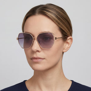Chopard Casual Square Sunglasses for Women — interior view, Non-Polarized lens detail