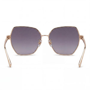 Chopard Casual Square Sunglasses Women — side view, Non-Polarized Smoke Gradient lens