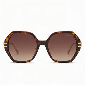 Chopard Sch370m Square Sunglasses for Women — front view, Cellulose Acetate frame
