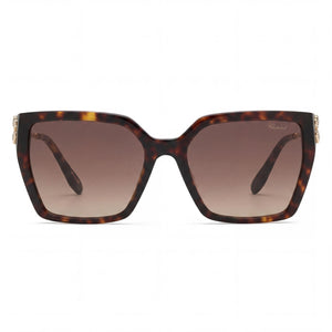 Chopard Sch371s Butterfly Sunglasses for Women — front view, Cellulose acetate frame