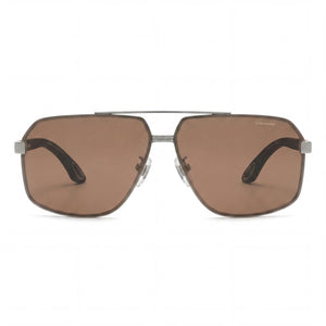 Chopard Schg89 Rectangle Sunglasses for Men — front view, Metal frame
